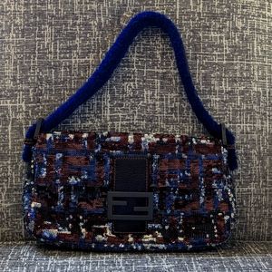 Fendi sequined baguette